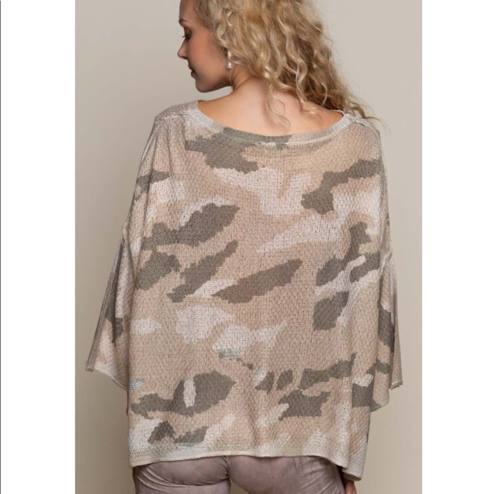 POL Camo Print Lightweight Sweater - Picture 13 of 16